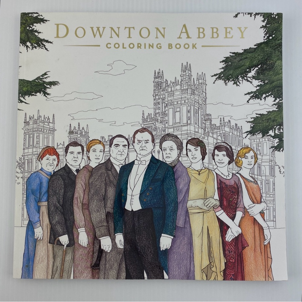 Downton Abbey Adult Coloring Book